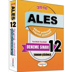 Ales 2016 Deneme Sınavı 12