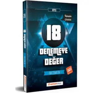 Uzman Kariyer Kpss Matematik Deneme 18 - Tamamı Çözümlü