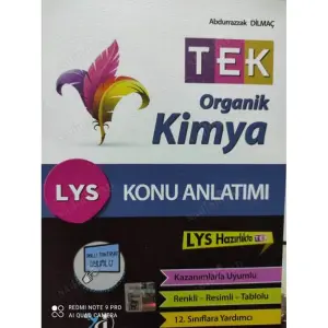 Tek Lys Organik Kimya Soru Bankası