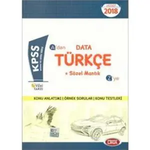Kpss 2018 Data Türkçe Sözel Mantık Konu Anlatımlı