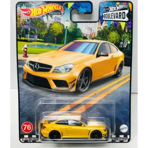 Hot Wheels Premium Boulevard 2012 Mercedes-Benz C 63 Amg Couple Black Series HKF23