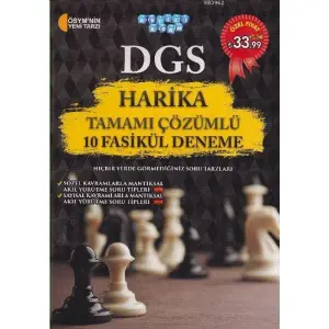 Dgs Harika Tamamı Çözümlü 10 Fasikül Deneme