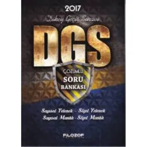 2017 Dgs Çözümlü Soru Bankası - Yetenek/Mantık