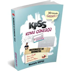 2018 Kpss Matematik ve Geometri Konu Günlüğü
