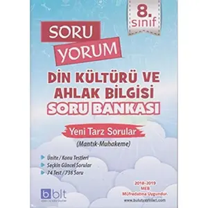 8. Sınıf Din Kültürü ve Ahlak Bilgisi Soru Bankası
