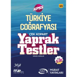 Kpss Türkiye Coğrafyası Yaprak Test