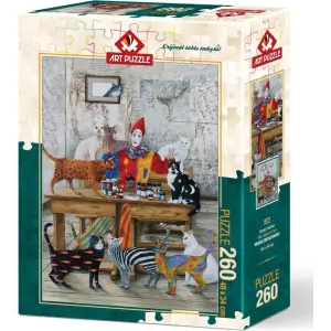 Art Puzzle Renkli Kediler 260 Parça 4271