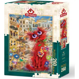 Art Puzzle Kırmızı Kedi 260 Parça 4582