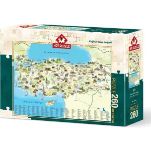 Art Puzzle Türkiye Kültür Haritası 260 Parça 4288