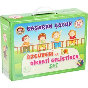 Başaran Çocuk Özgüveni ve Dikkati Geliştiren Boyama Seti (5-8 Yaş)
