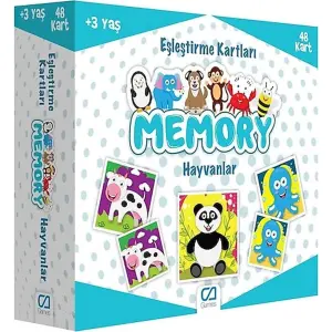 Memory Hayvanlar Eşleştirme Kartları