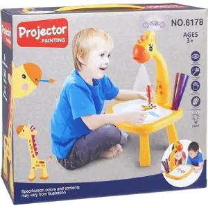 Projektör Yansıtmalı Boyama Masası (Sarı)