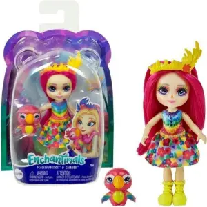 Enchantimals Minik Kız Kardeşler ve Dostları - Peachy Parrot & Chatter HCF99