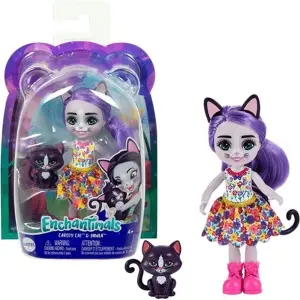 Enchantimals Minik Kız Kardeşler ve Dostları - Cabery Cat & Pawla HCF98