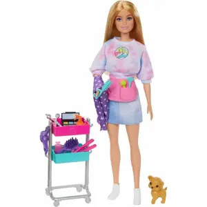Barbie Malibu Stilist Bebek Oyun Seti HNK95