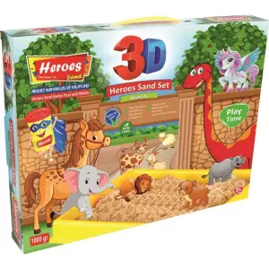 Heroes Sand 3D Pony Oyun Kumu Seti 1000 Gr