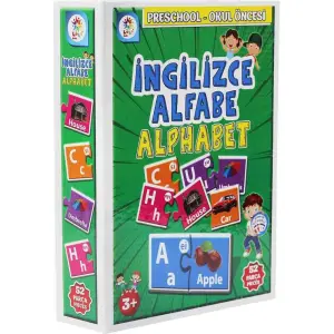 İngilizce Alfabe ve Nesneler Eğitim Seti 52 Parça