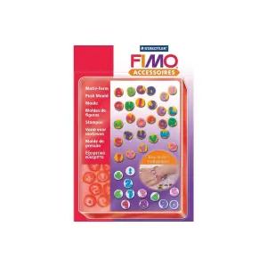 Fimo Mini Silikon Hamur Kalıbı Harfler - Rakamlar
