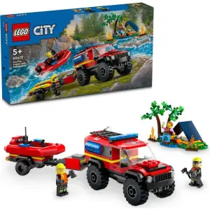 Lego City 60412 4X4 Kurtarma Botlu İtfaiye Kamyonu