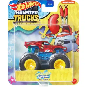 Hot Wheels Monster Trucks Süngerbob Temalı Araçlar - Mr. Krabs HWN79