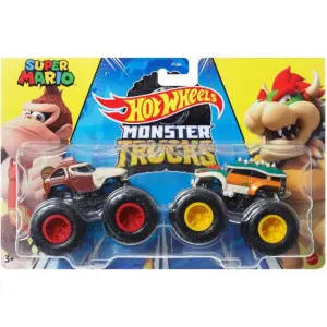 Hot Wheels Monster Trucks 1:64 İkili Araçlar - Donkey Kong Vs Bowser