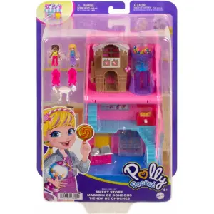 Polly Pocket Pollyville Şeker Dükkanı Oyun Seti HNB03