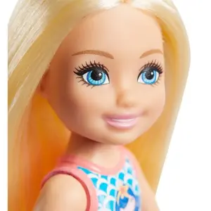 Barbie Chelsea Tatilde Bebekleri Denizkızı Tişörtlü