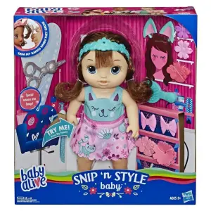 Baby Alive Bebeğimle Saç Tasarımı Kumral E5242