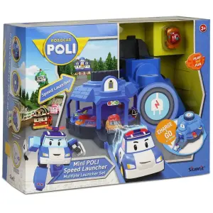 Robocar Poli Çoklu Fırlatıcılı Yol Seti