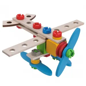 Heros Ahşap Uçak Yapım Seti 40 Parça