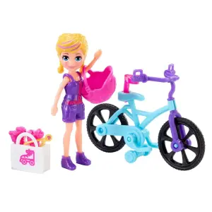Polly Pocket ve Bisikleti Oyun Setleri GFP95